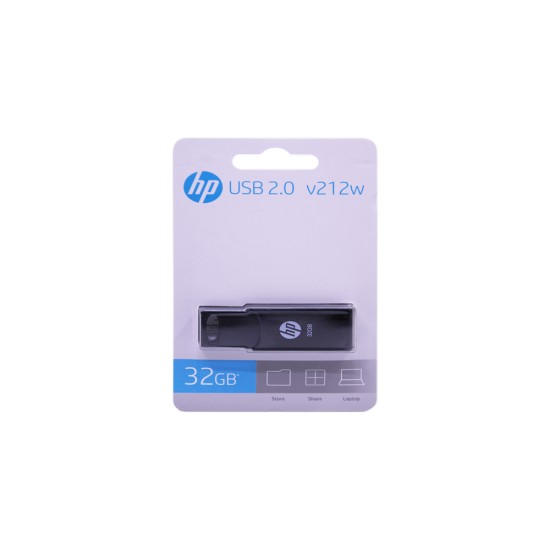 Pendrive V212W HP 32GB USB 2.0 Preto Pendrive V212W HP 32GB USB 2.0 Preto